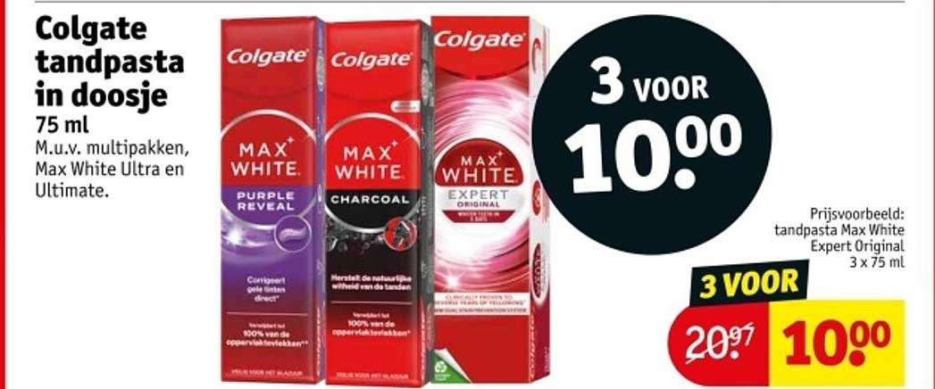 Colgate tandpasta in doosje 75 ml