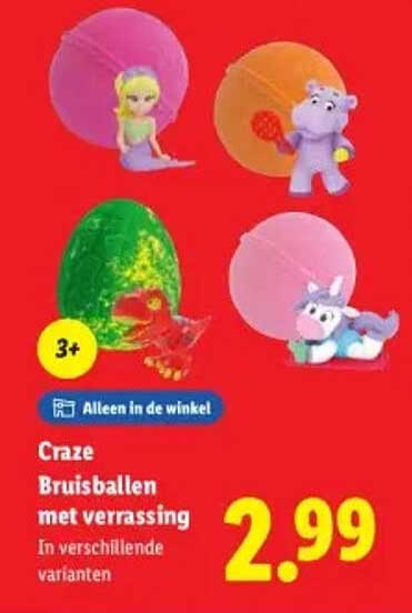 Craze Bruisballen met verrassing