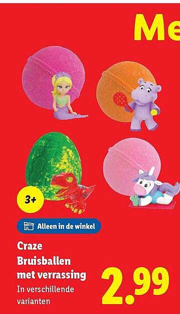 Craze Bruisballen met verrassing