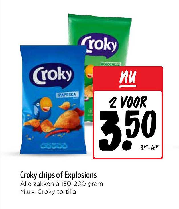 Croky chips of Explosions