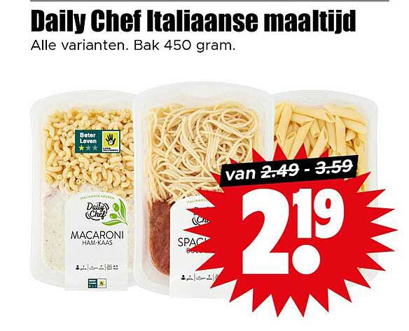 Daily Chef Italiaanse maaltijd