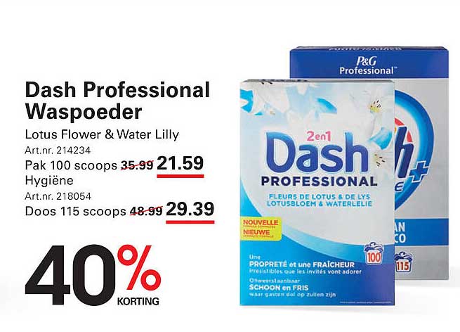 Dash Professional Waspoeder