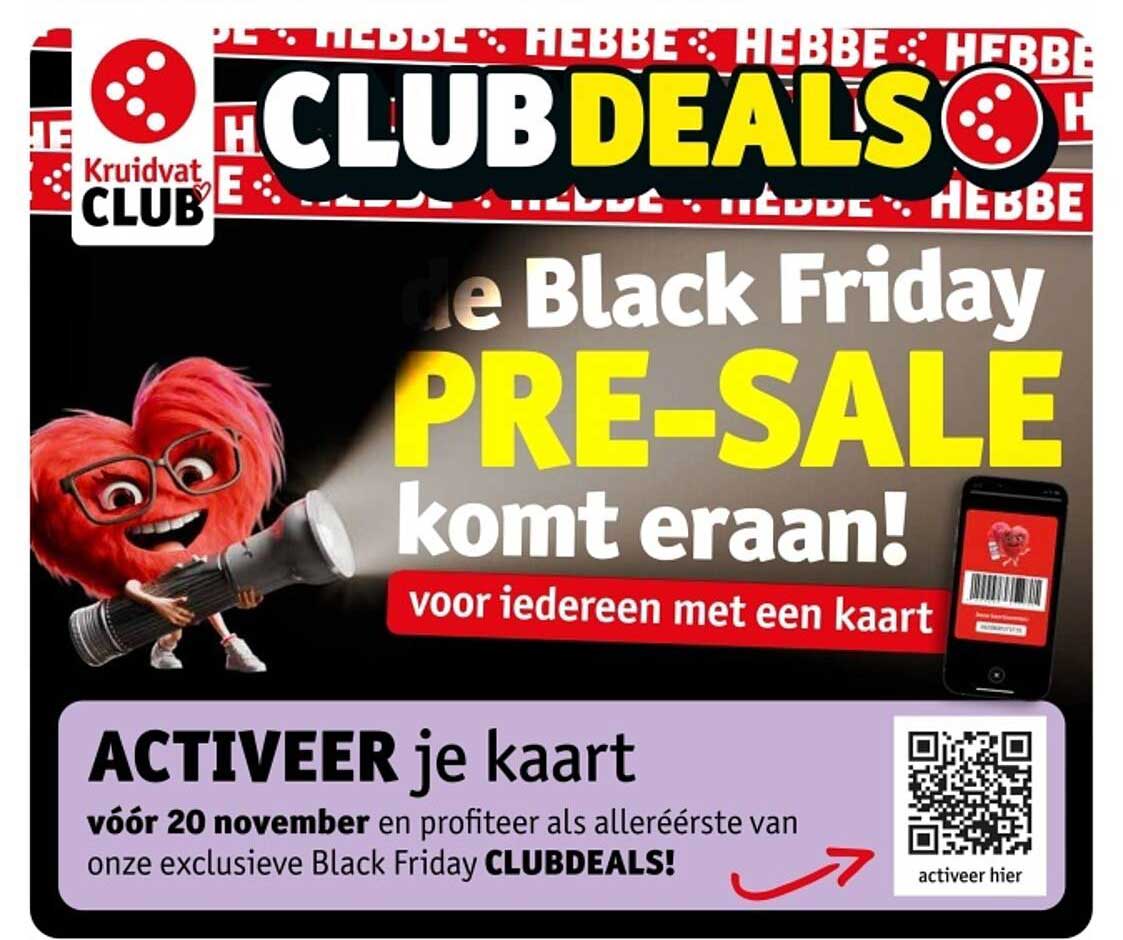 de Black Friday PRE-SALE komt eraan!