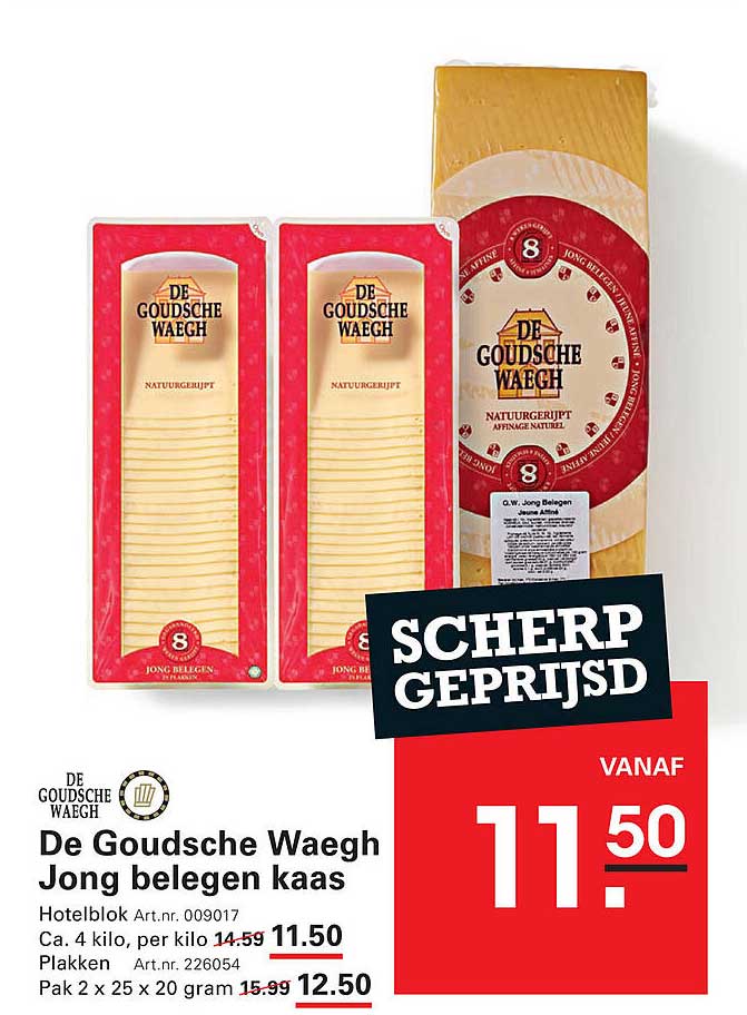 De Goudsche Waegh Jong belegen kaas