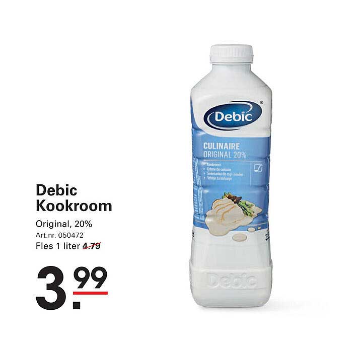 Debic Kookroom 1 liter