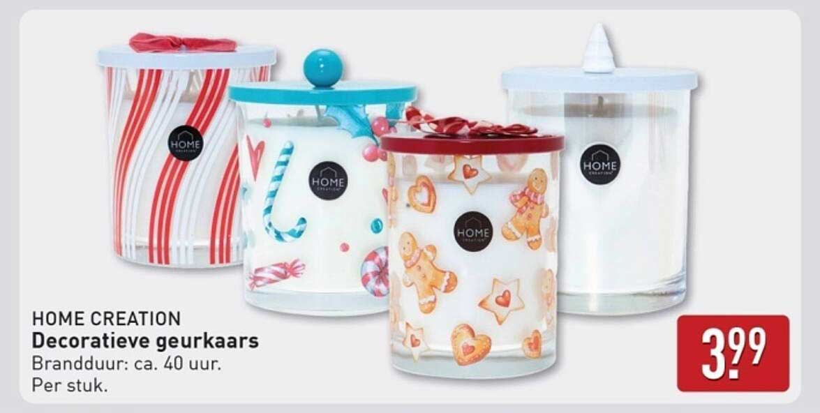 Decoratieve geurkaars