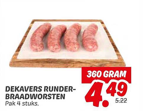 DEKAVERS RUNDER-BRAADWORSTEN