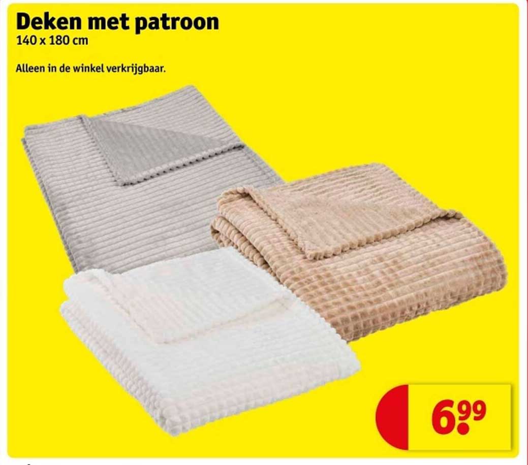Deken met patroon