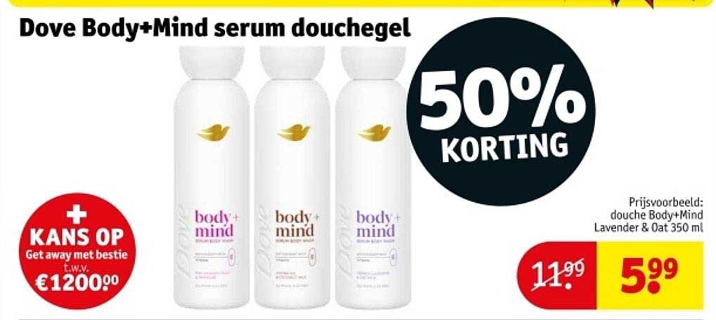 Dove Body+Mind serum douchegel