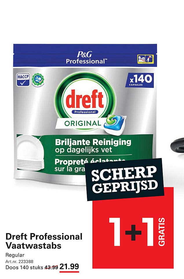 Dreft Professional Vaatwastabs