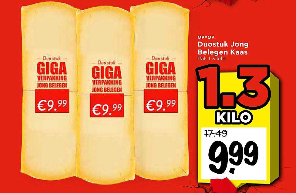 Duostuk Jong Belegen Kaas