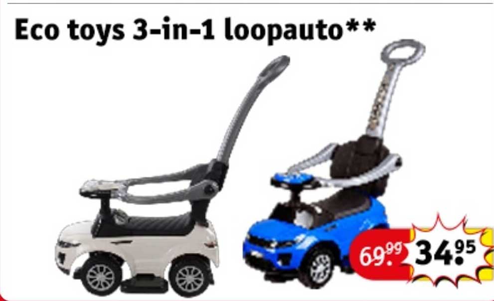 Eco toys 3-in-1 loopauto**