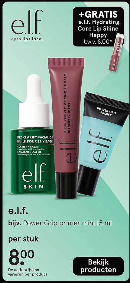 e.l.f. bijv. Power Grip primer mini 15 ml