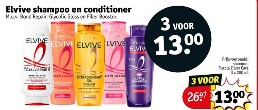 Elvive shampoo en conditioner