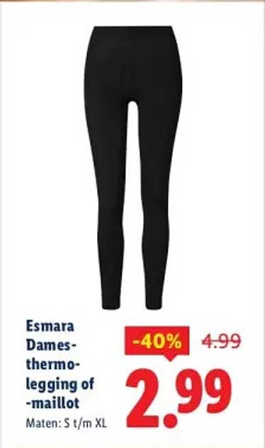 Esmara Dames-thermo-legging of -maillot