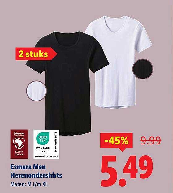 Esmara Men Herenondershirts
