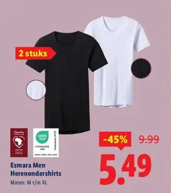 Esmara Men Herenondershirts