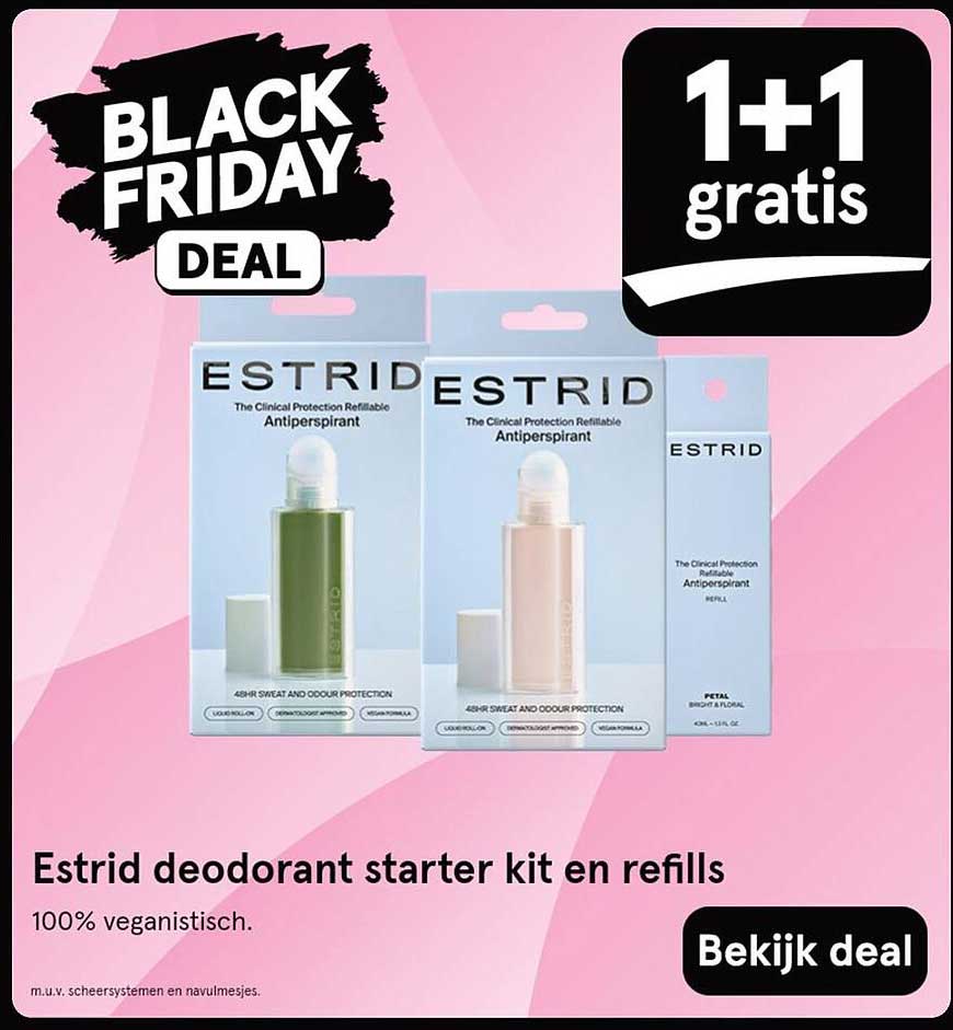 Estrid deodorant starter kit en refills