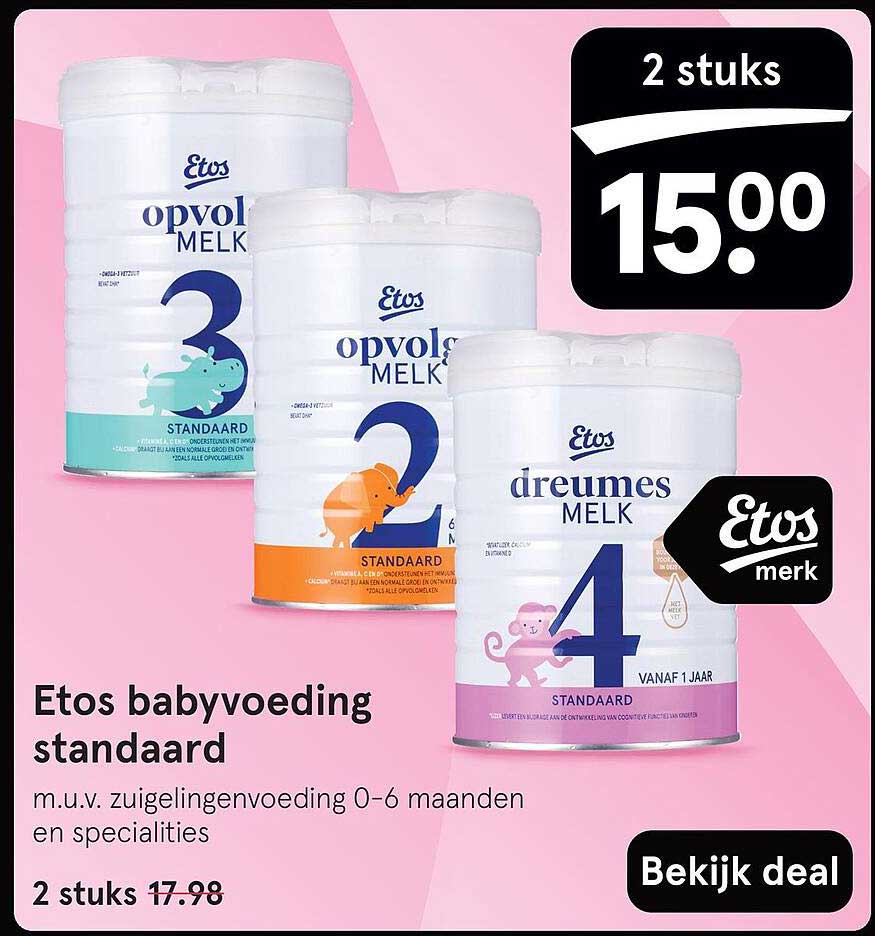 Etos babyvoeding standaard