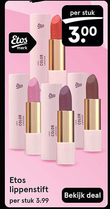 Etos lippenstift