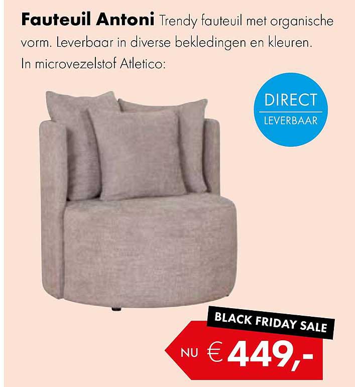 Fauteuil Antoni