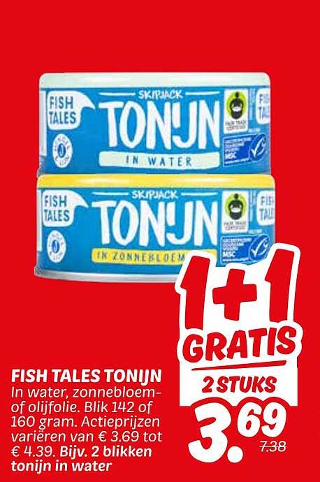 FISH TALES TONIJN