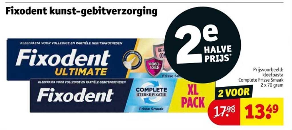 Fixodent kunst-gebitverzorging