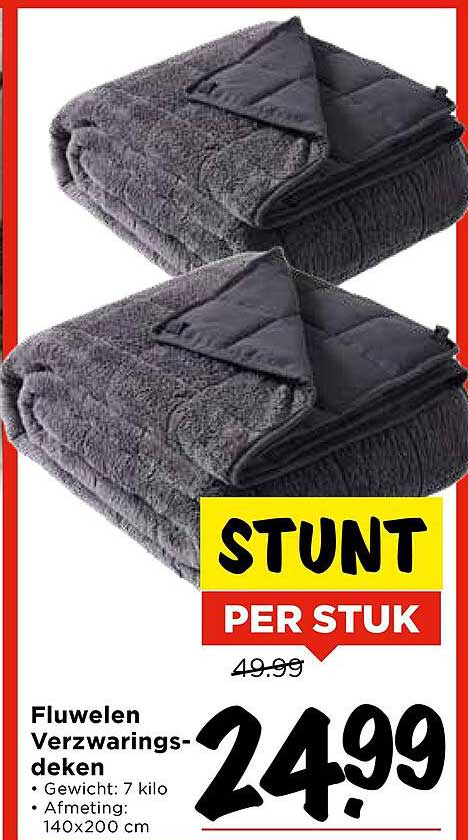 Fluwelen Verzwarings-deken