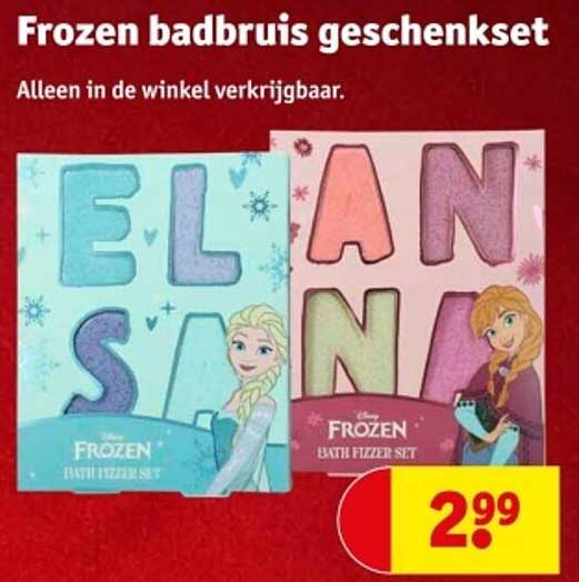 Frozen badbruis geschenkset