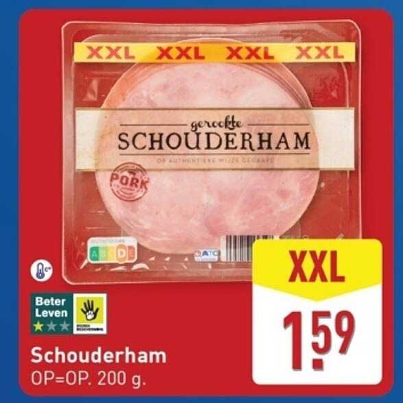 Geroosterde Schouderham 200 g
