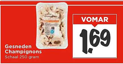 Gesneden Champignons