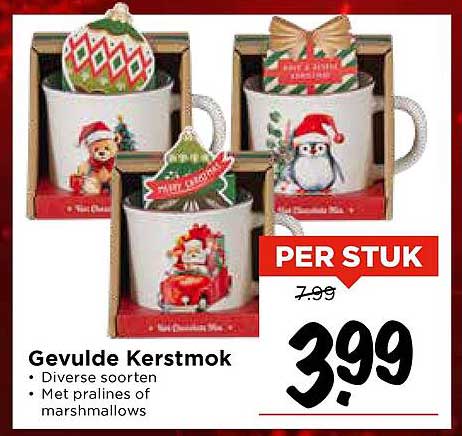 Gevulde Kerstmok