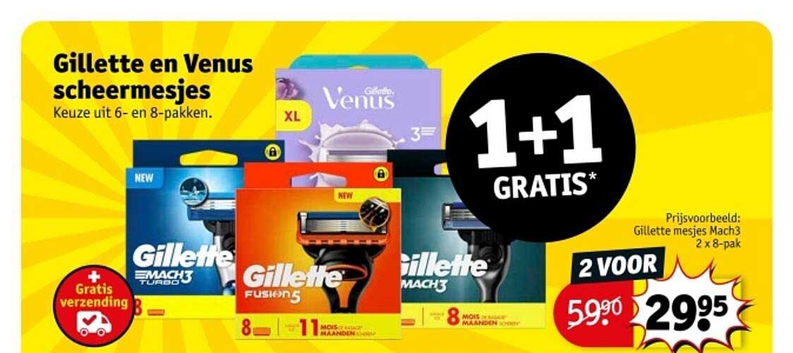 Gillette en Venus scheermesjes