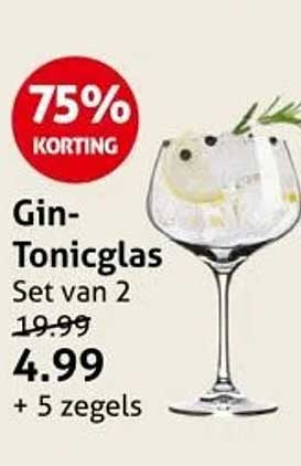 Gin-Tonicglas Set van 2
