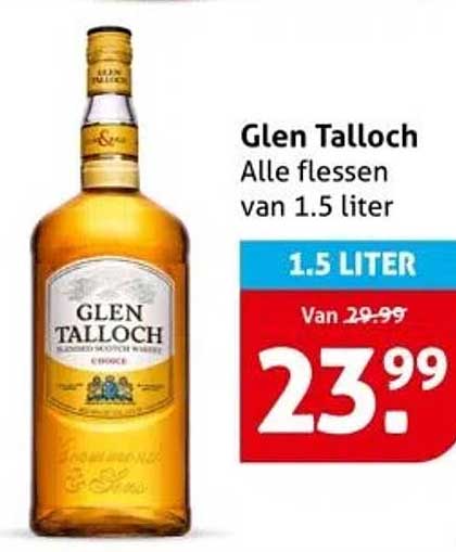 Glen Talloch Alle flessen van 1.5 liter
