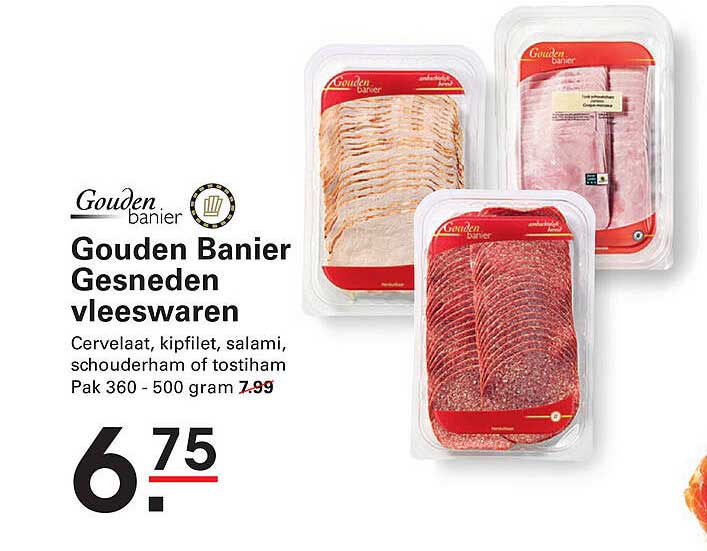 Gouden Banier Gesneden vleesswaren