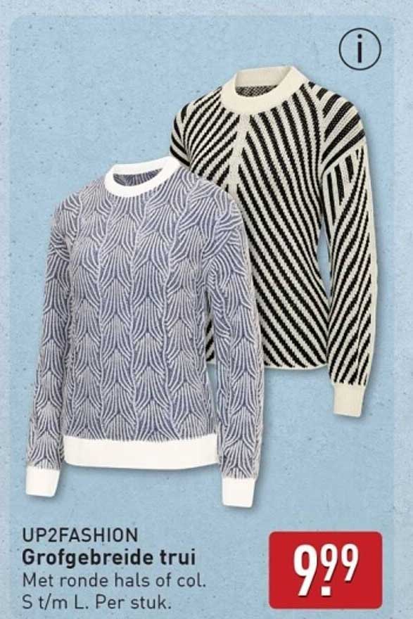 Grofgebreide trui