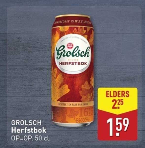 GROLSCH Herfstbok OP=OP. 50 cl.