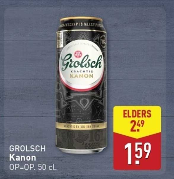 GROLSCH Kanon OP=OP. 50 cl.