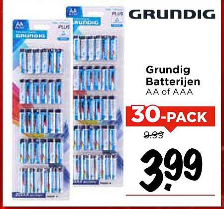 Grundig Batterijen AA of AAA 30-PACK