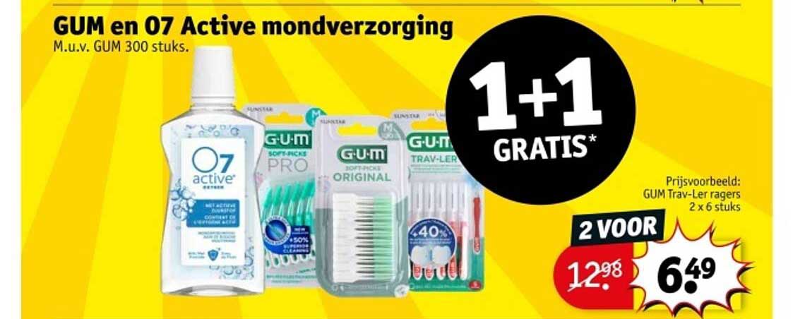 GUM en O7 Active mondverzorging