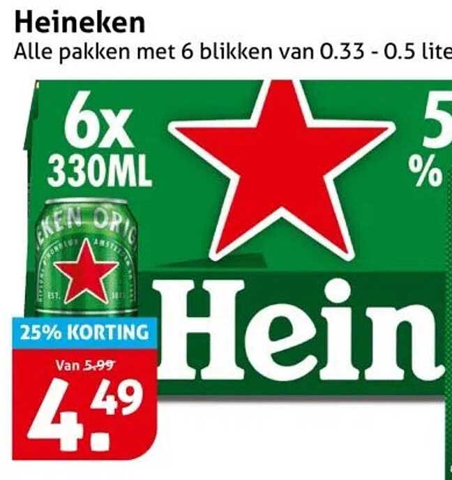 Heineken - 6x 330ML