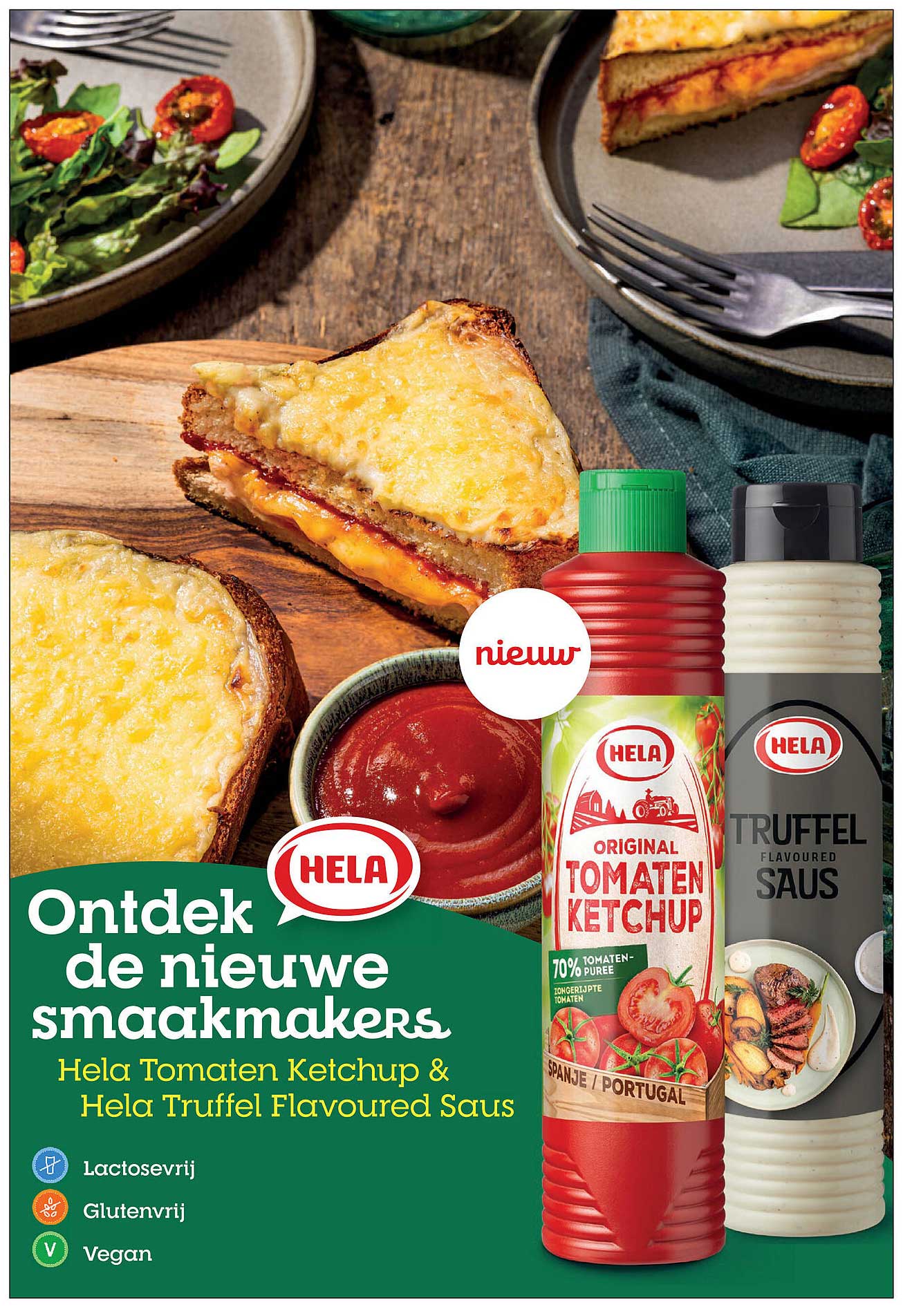 Hela Tomaten Ketchup & Hela Truffel Flavoured Saus
