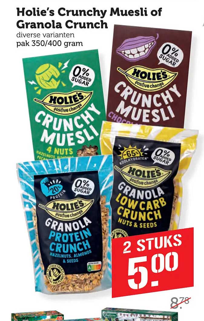 Holie’s Crunchy Muesli of Granola Crunch