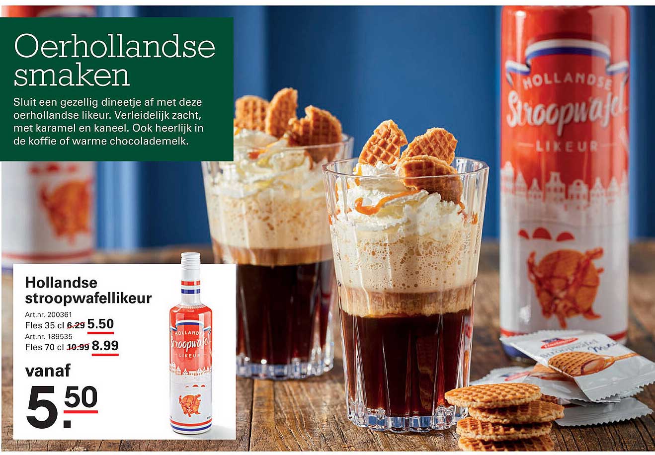 Hollandse stroopwafellikeur