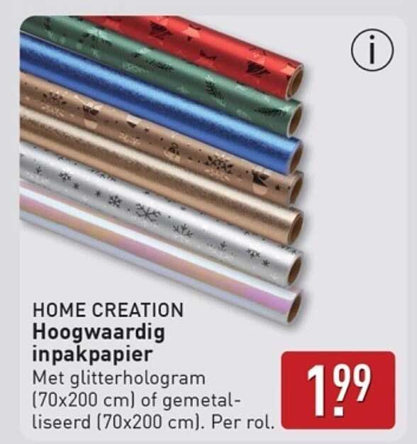 HOME CREATION Hoogwaardig inpakpapier