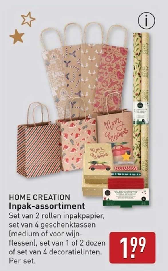 HOME CREATION Inpak-assortiment