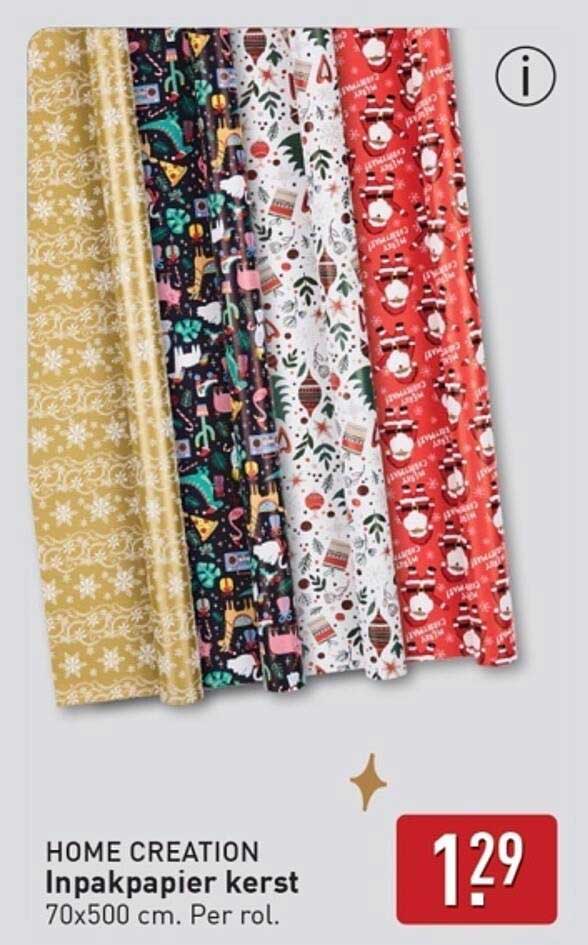 HOME CREATION Inpakpapier kerst