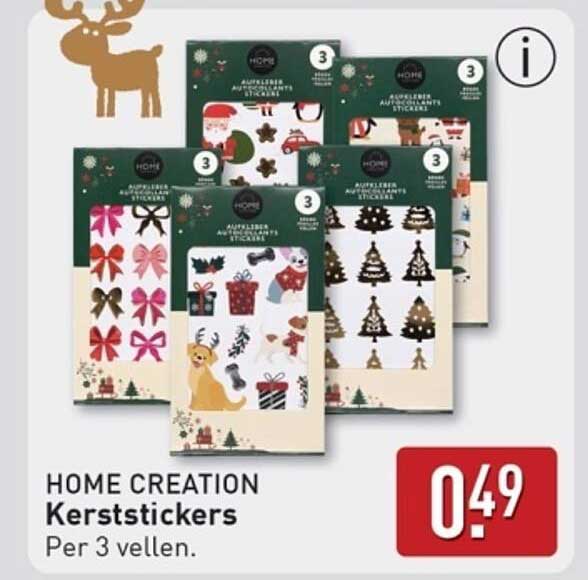 HOME CREATION Kerststickers