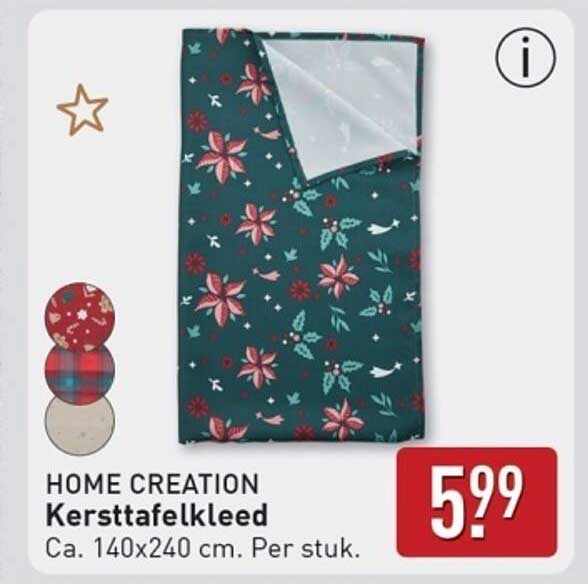 HOME CREATION Kersttafellkleed